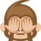 See-No-Evil Monkey emoji on Facebook